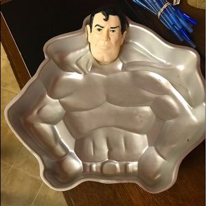 Vintage Superman cake pan